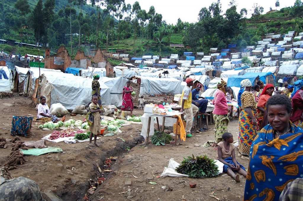 Internally Displaced Persons Camp. 