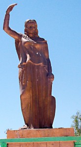 statue of Dyhia in Algeria. Photo: en.wikipedia.org