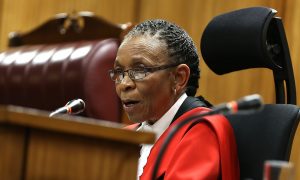 As the sentencing hearing is effectively a continuation of the original trial, the same judge, Thokozile Masipa, will preside. Photograph: Rex