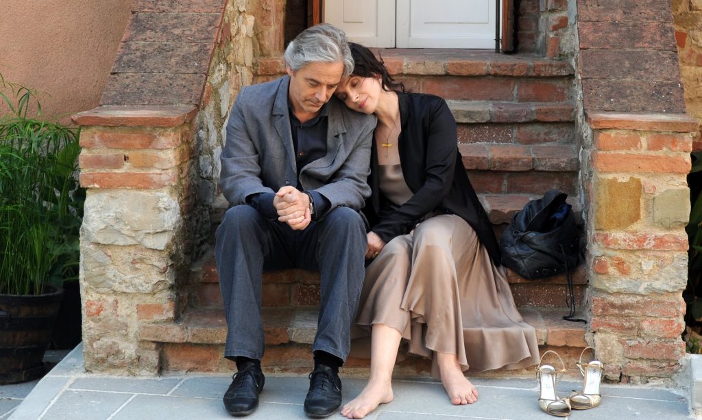 Awarded ... William Shimell and Juliette Binoche in Certified Copy Photograph: Publicity image from film company