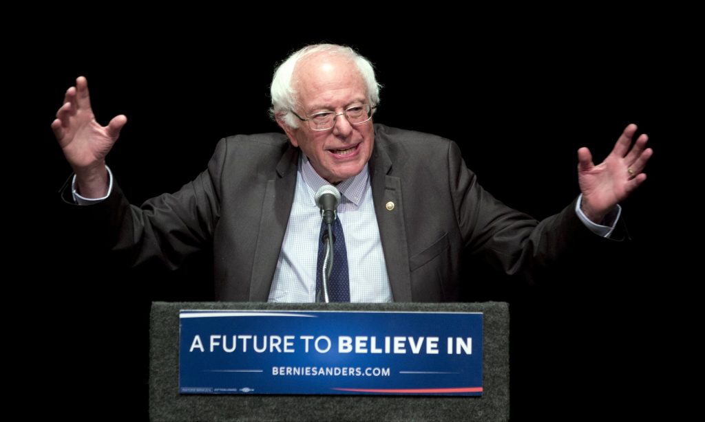 Bernie Sanders. Photograph: Mike Groll/AP