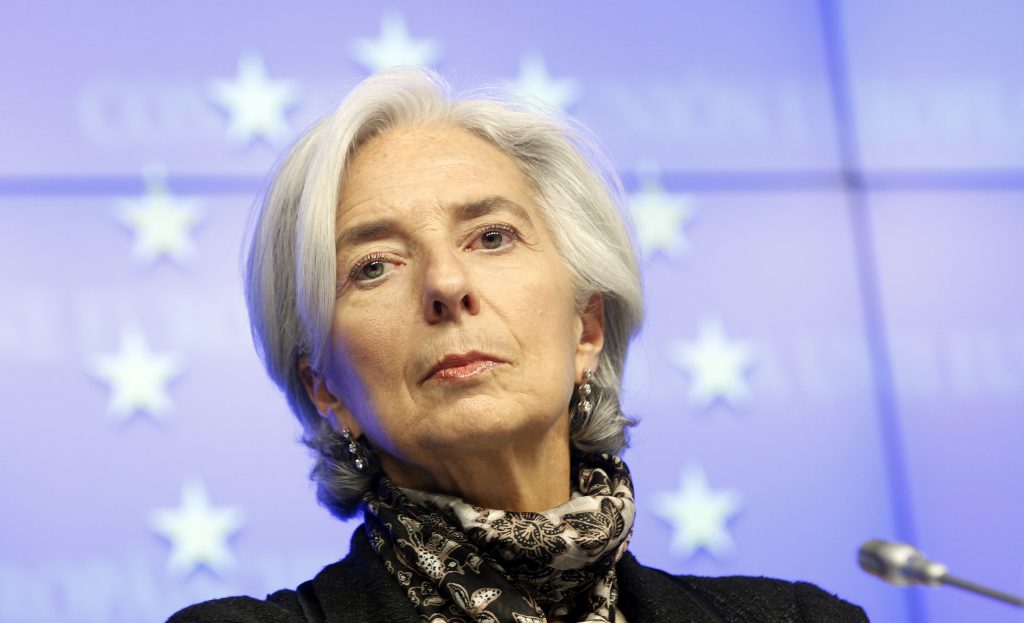 International Monetary Fund (IMF) executive director Christine Lagarde  REUTERS/Sebastien Pirlet 