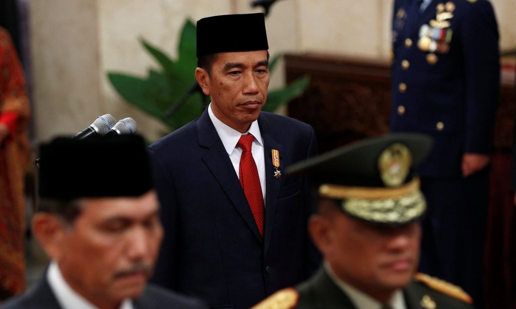 Indonesia’s president Joko Widodo has continued his crackdown on those convicted of drugs offences. Photograph: Darren Whiteside/Reuters