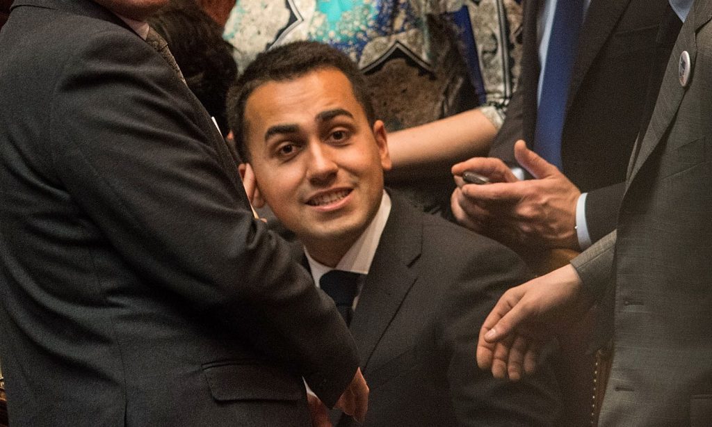 Luigi Di Maio, who is likely to lead the M5S into the next general election Photograph: Giorgio Cosulich/Getty Images
