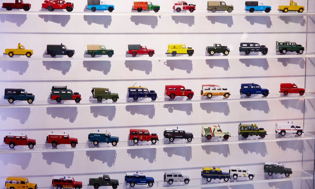 Land Rovers are made with parts from Germany. Photograph: Christopher Thomond for the Guardian