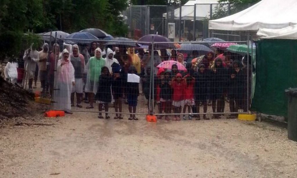 The detention centre on the remote, independent island of Nauru, nearly 2,000 miles from Australia. Photograph: Facebook