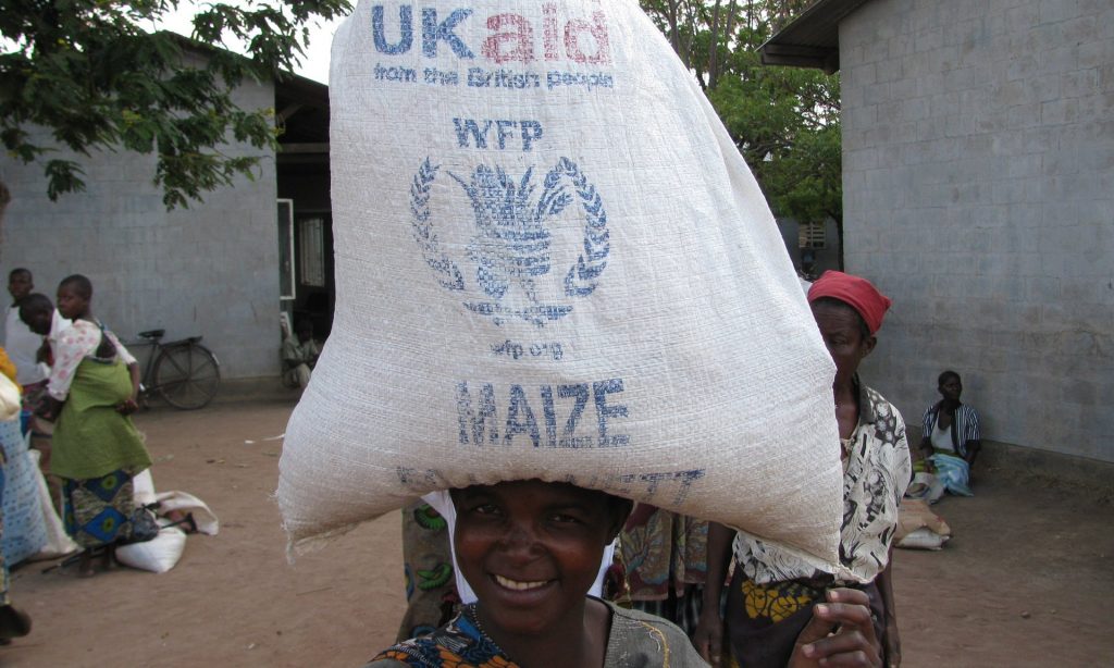 With parts of Malawi facing a food crisis, UK aid has supported the transport of maize and peas from elsewhere in the country. The Brexit fallout threatens to undermine such efforts, says the ODI. Photograph: Gregory Barrow/WFP