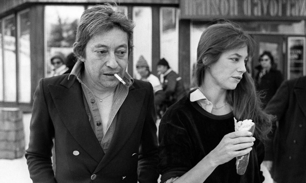 Serge Gainsbourg, a famous Gitanes smoker, with his wife Jane Birkin in 1977. Photograph: AFP/Getty Images