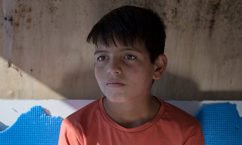 Abdul wants to be an engineer and a doctor when he is older. Photograph: Alecsandra Raluca Drăgoi for the Guardian