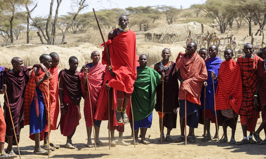Maasai warriors Photograph: Design Pics Inc/REX/Shutterstock