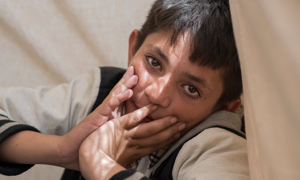 Mohammed, asked if he missed home, replied ‘of course’. Photograph: Alecsandra Raluca Drăgoi for the Guardian