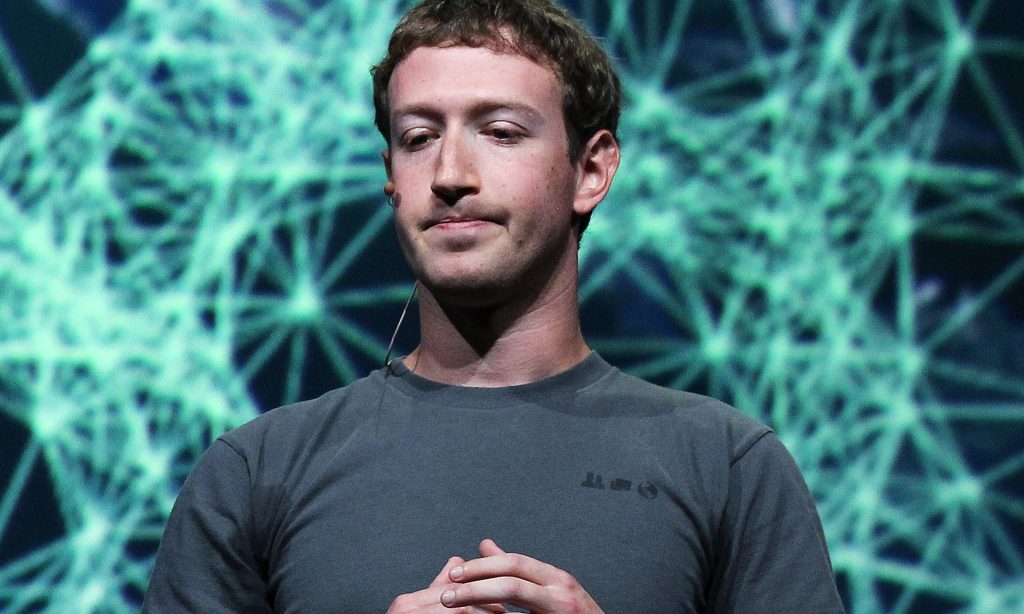 Facebook CEO Mark Zuckerberg said the company has also developed other technologies, such as Aquila, to provide internet connectivity. Photograph: Justin Sullivan/Getty Images