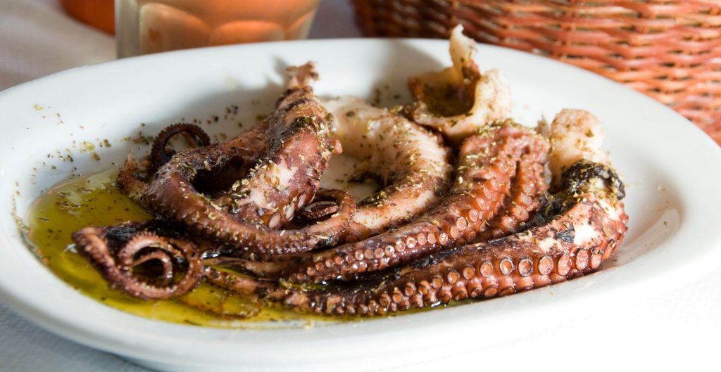 Seafood, including octopus, is a component of the traditional Mediterranean diet, but consumption varied according to location. Photograph: Alamy