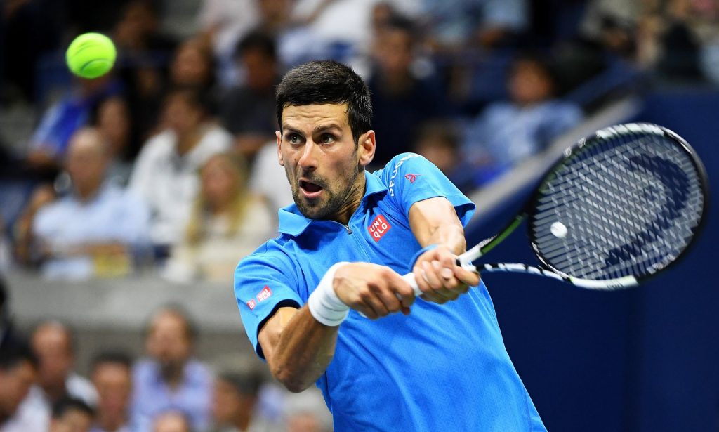 Novak Djokovic has played just two full matches at this year’s US Open. Photograph: Alex Goodlett/Getty Images