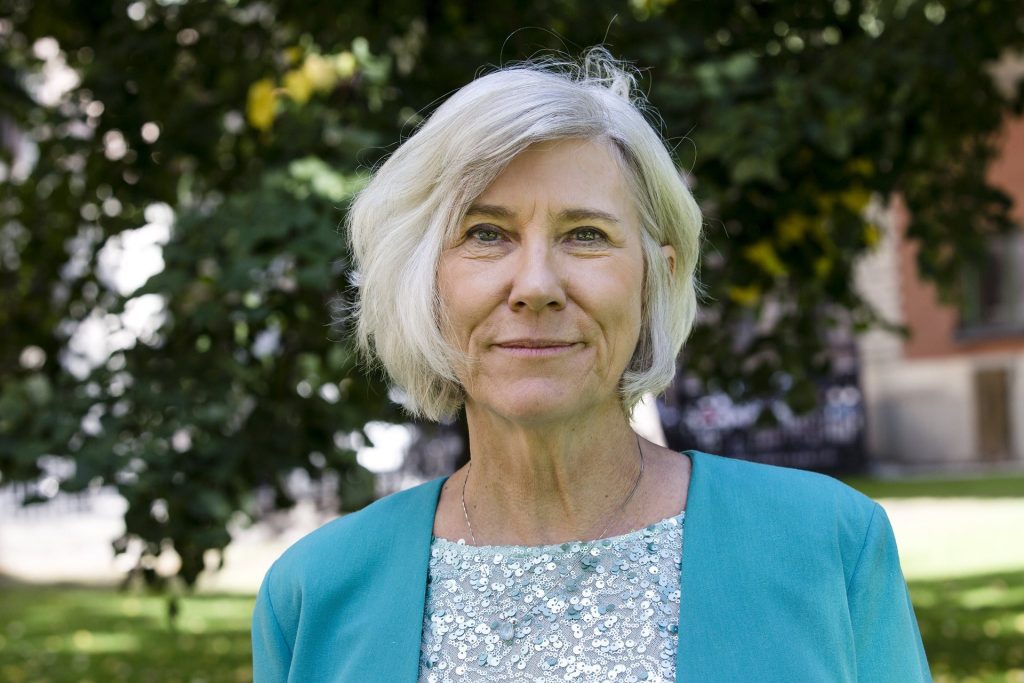 Prof Joan Rose received the world’s most prestigious water prize at a conference in Stockholm this week. Photograph: Mikael Ullén/Stockholm International Water Institute