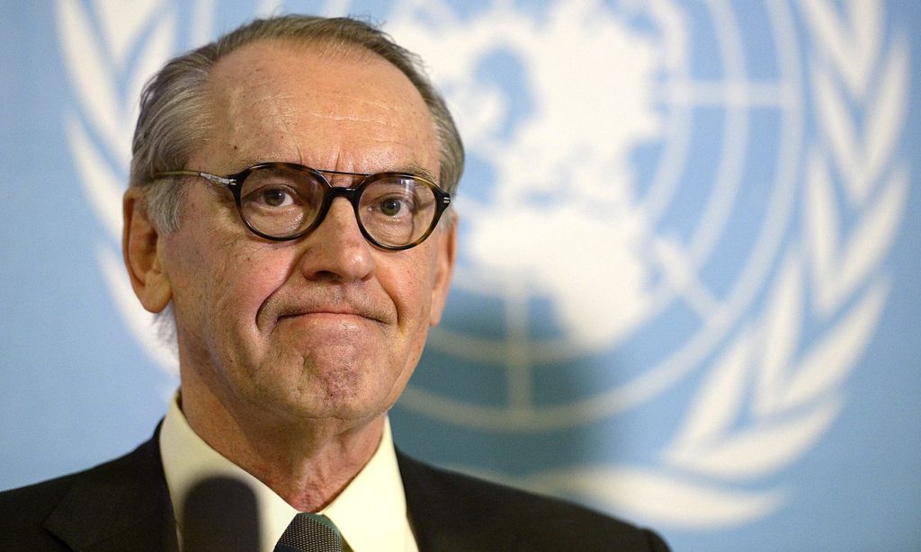 Jan Eliasson: ‘When you see children dying of dehydration, dysentery and diarrhoea for want of clean water and sanitation … it’s time it was put high on the agenda.’ Photograph: IBL/Rex/Shutterstock