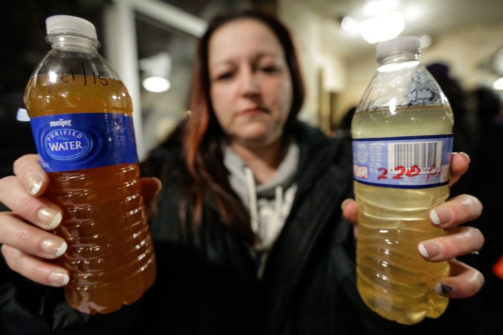 For almost two years, there has been a water crisis in Flint, Michigan, US. Photograph: Ryan Garza/AP