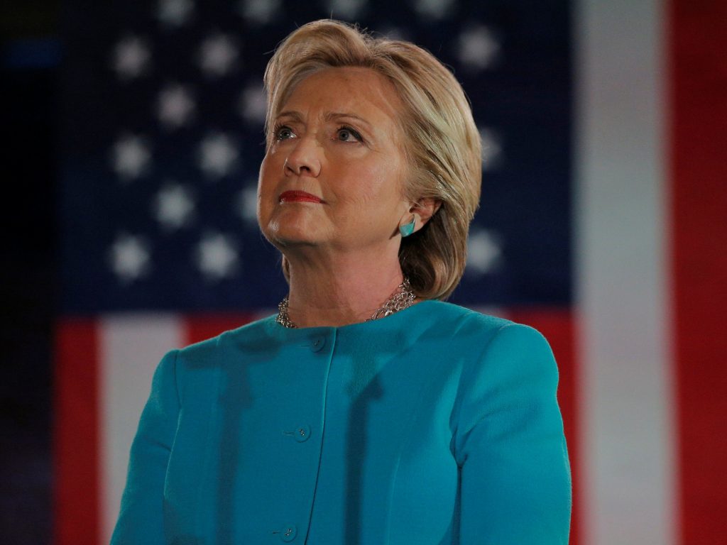 Hillary Clinton. Brian Snyder/Getty Images