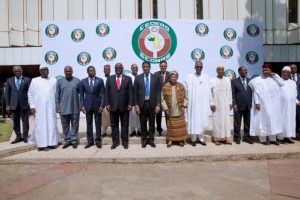 Ecowas head of goverments pose for a group photograph after attending the Ordinary Session of the Ecowas Heads of State and Government in Abuja, Nigeria December 17, 2016. REUTERS/Stringer