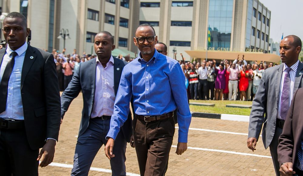 Paul Kagame. Photographer: Cyril Ndegeya/AFP via Getty Images 