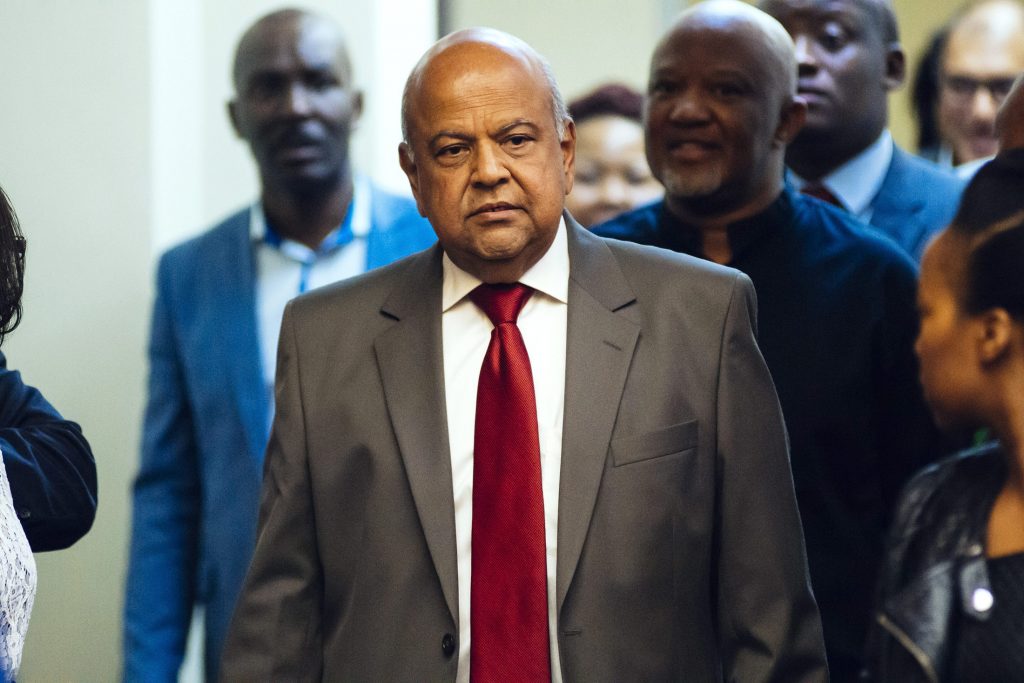 Pravin Gordhan in Pretoria, South Africa, on March 31, 2017. Photographer: Waldo Swiegers/Bloomberg