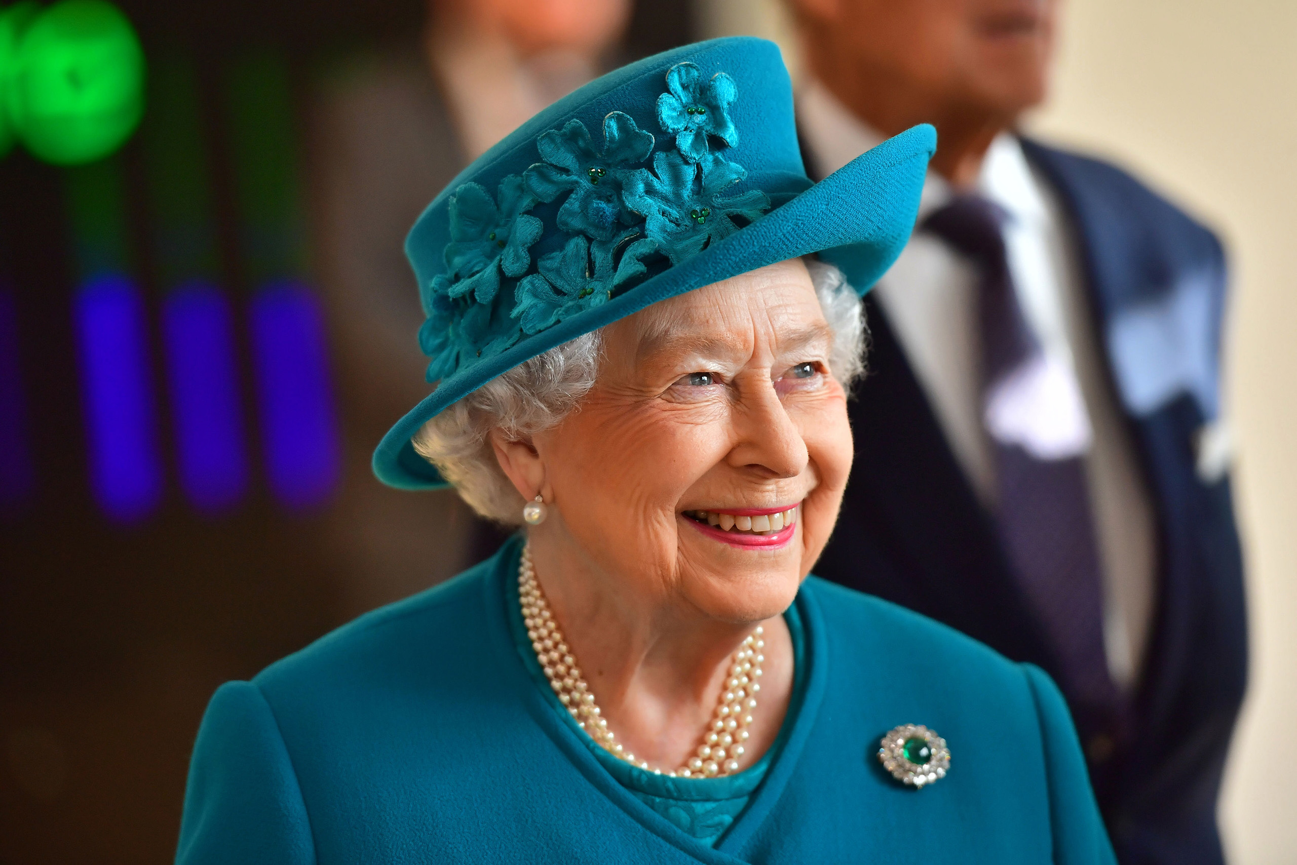 Britain's Queen Elizabeth II arrives to attend the opening of the National Cyber Security Centre in London on February 14, 2017. Queen Elizabeth II inaugurated Britain's National Cyber Security Centre on Tuesday, spearheading the country's efforts to combat a growing wave of cyber attacks notably from Russia. / AFP / POOL / Dominic Lipinski (Photo credit should read DOMINIC LIPINSKI/AFP/Getty Images)