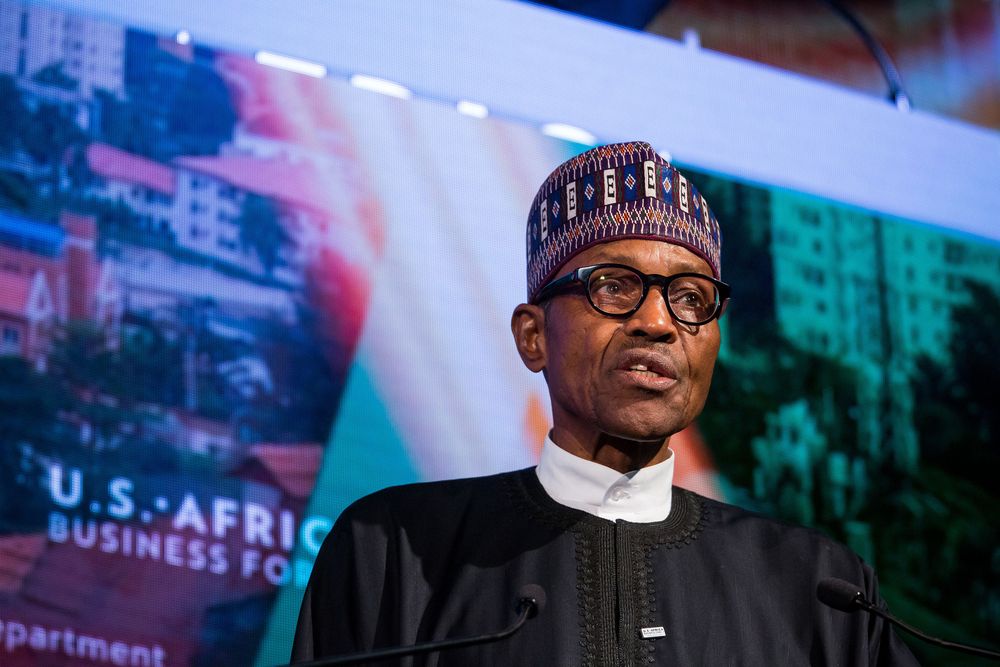 Nigerian President Muhammadu Buhari canceled his trip saying his government needs more time for input from local businesses. Photographer: Michael Nagle/Bloomberg