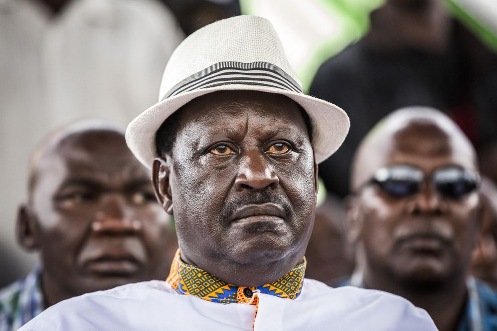 Raila Odinga Photographer: Luis Tato/Bloomberg