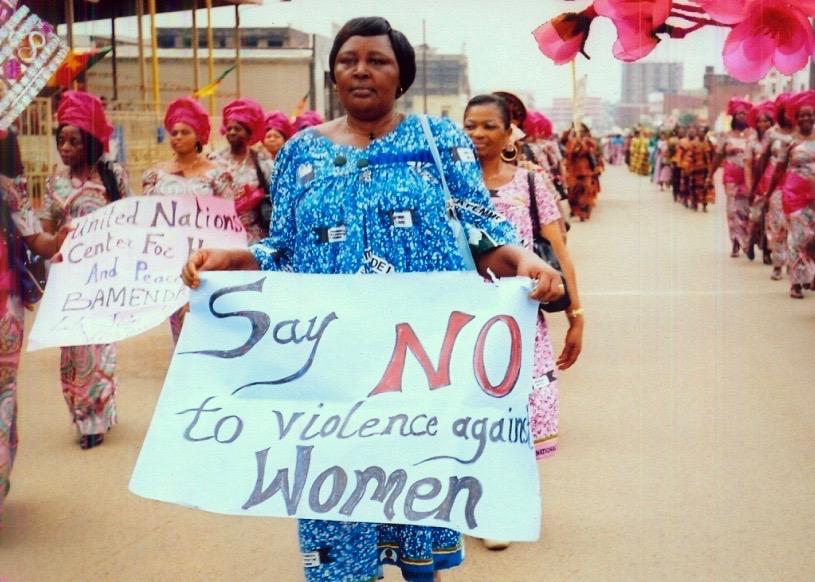 cameroon women protest