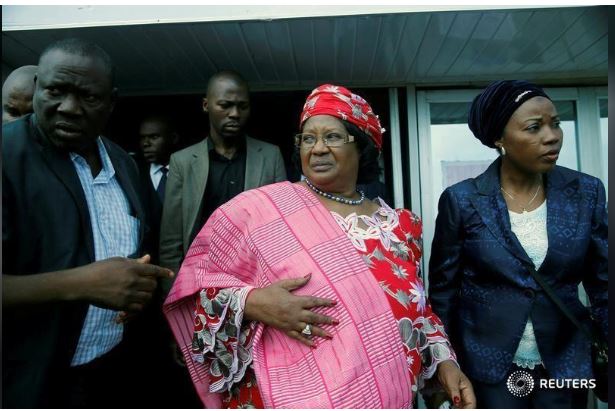Former President of Malawi Joyce Banda. REUTERS/Akintunde Akinleye/File Photo