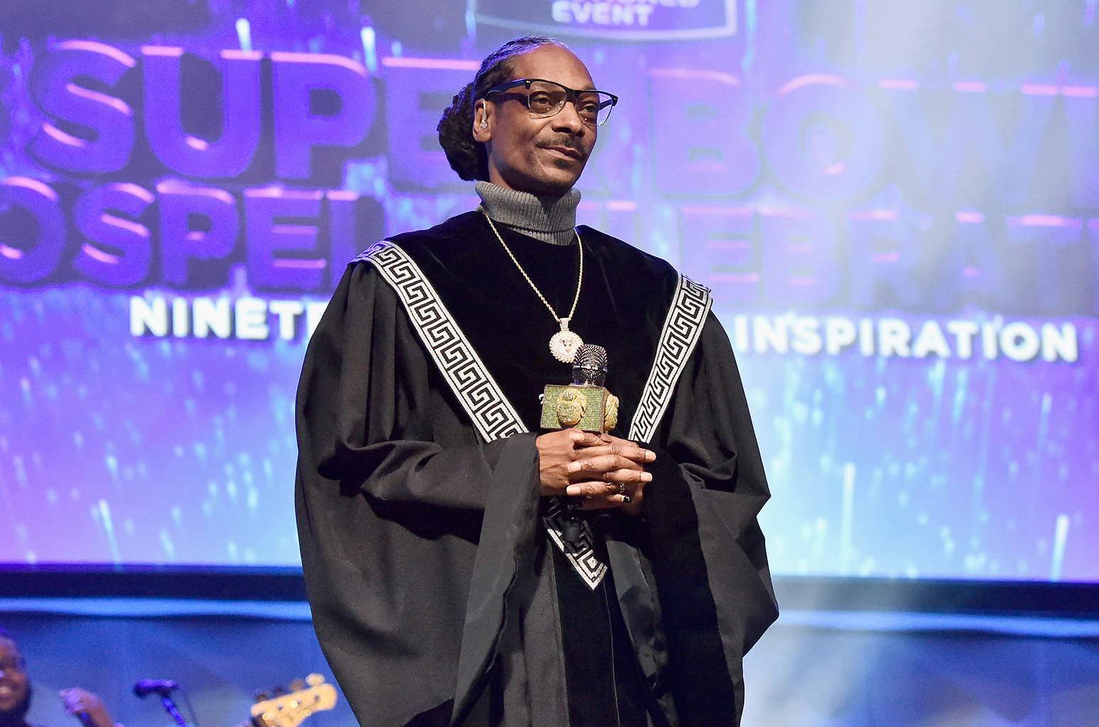 ST PAUL, MN - FEBRUARY 01:  Snoop Dogg performs onstage during BET Presents 19th Annual Super Bowl Gospel Celebration at Bethel University on February 1, 2018 in St Paul, Minnesota.  (Photo by Frazer Harrison/Getty Images for BET)