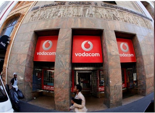 A branch South African mobile communications provider Vodacom is shown in this picture taken November 10, 2015. REUTERS/Mike Hutchings/File Photo