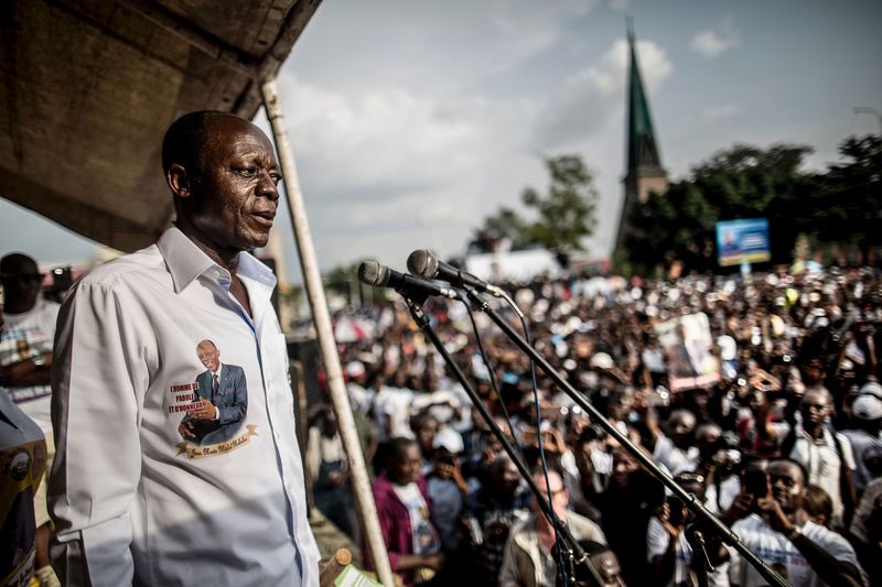 Jean-Marie Michel Mokoko. Photographer: Marco Longari/AFP via Getty Images