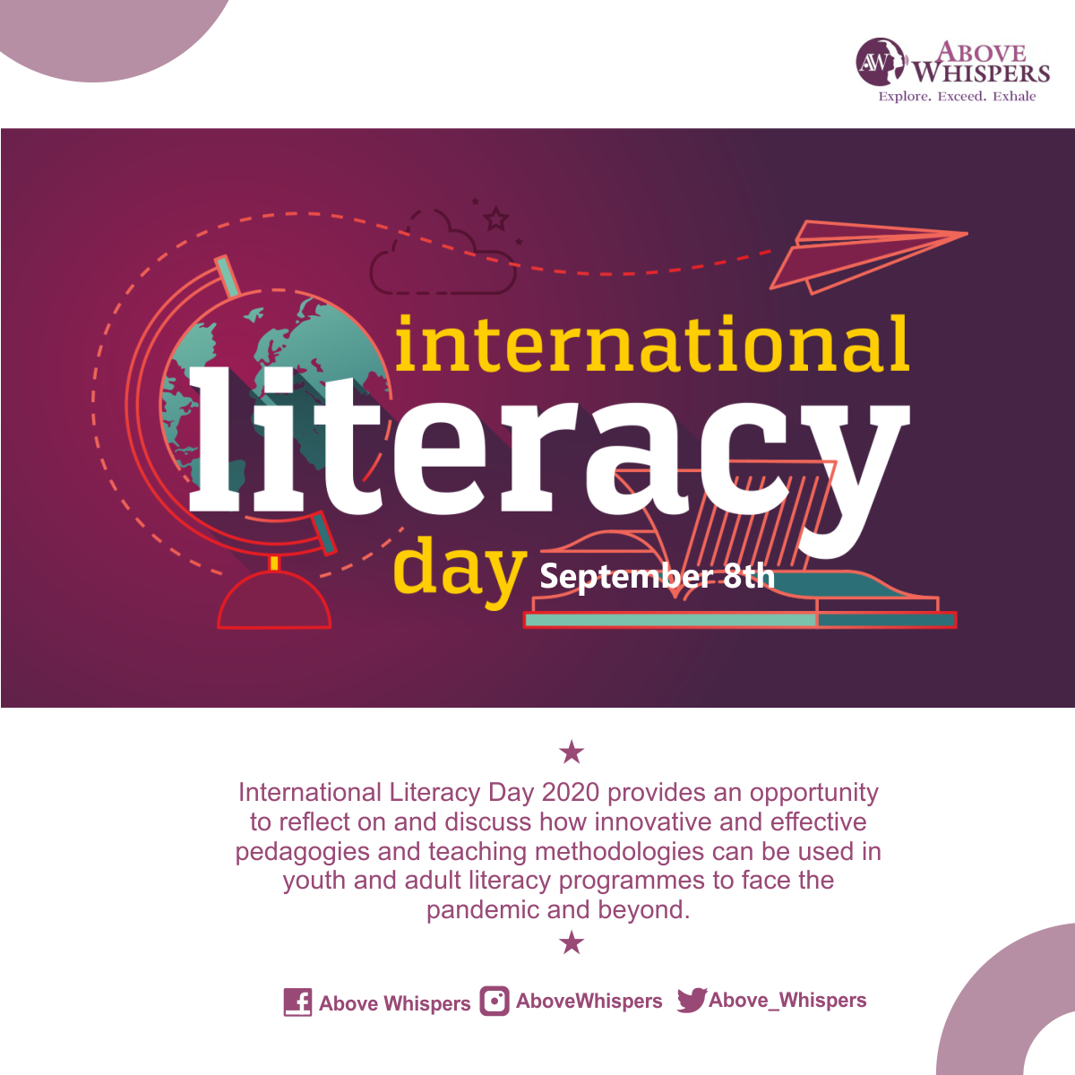 International Literacy day 1
