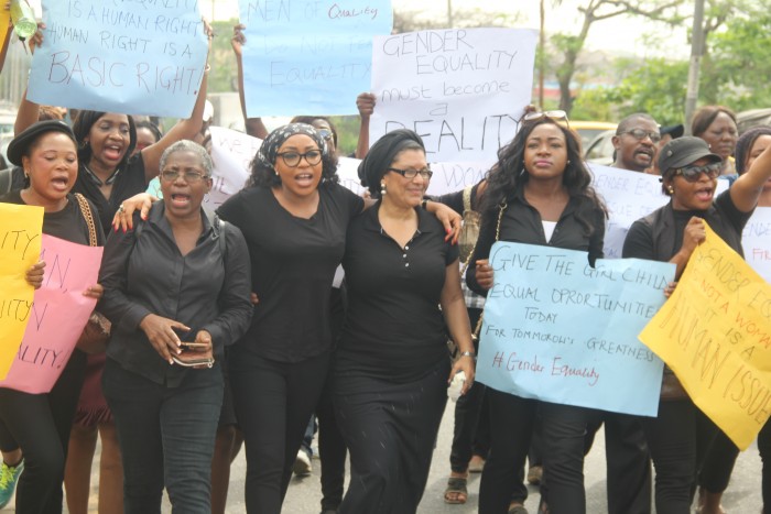 GEO BILL: Nigerian Women Protest Against Gender Inequality ...