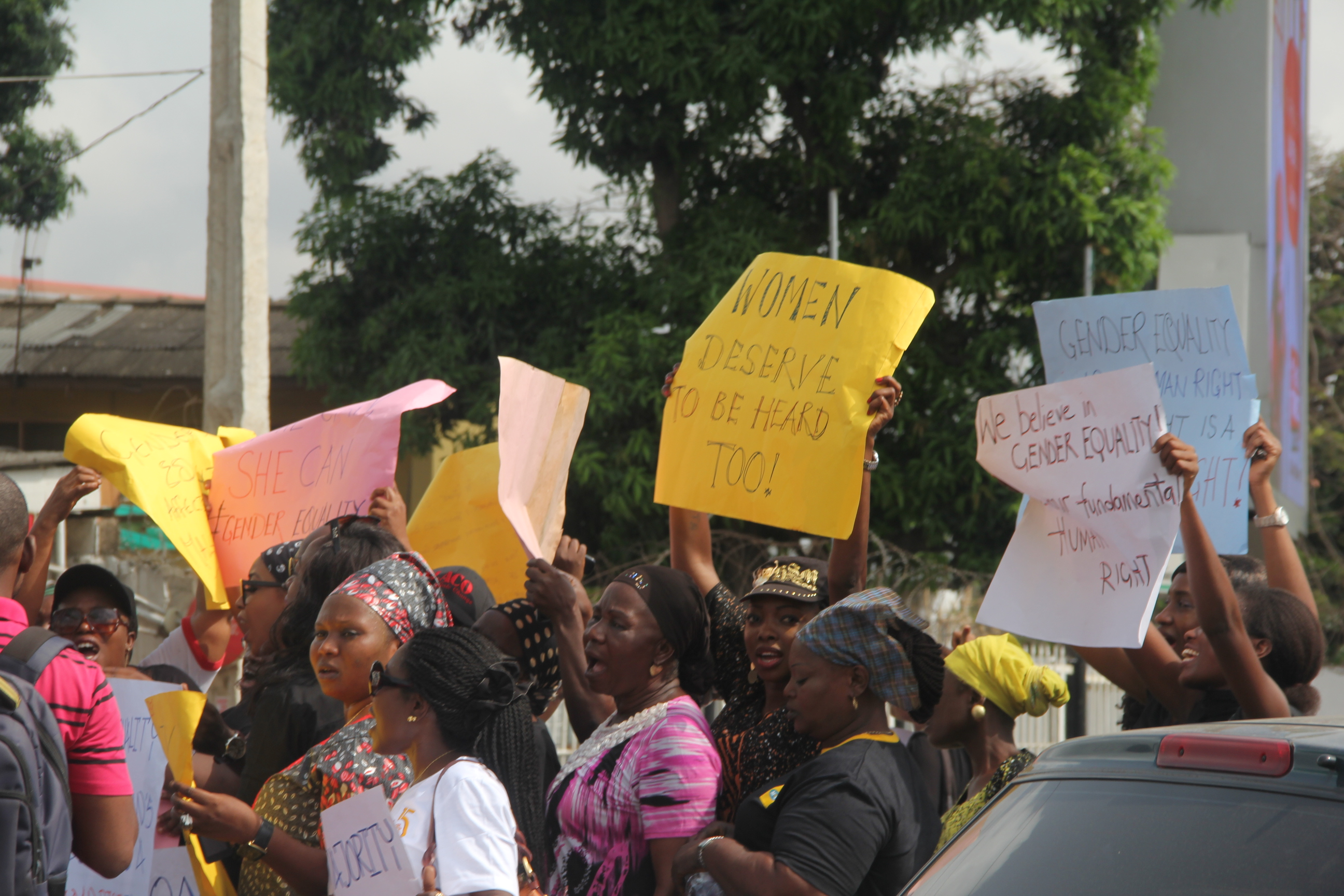 GEO BILL: Nigerian Women Protest Against Gender Inequality ...