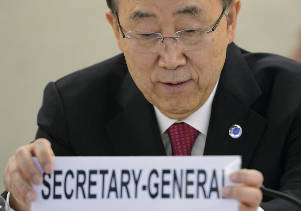 At the forthcoming UN general assembly, Ban Ki-moon will lead a high-level meeting on the rising number of migrants and refugees. Photograph: Fabrice Coffrini/AFP/Getty