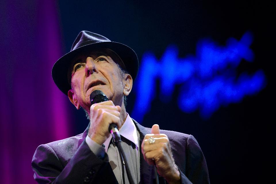 Leonard Cohen at he 47th Montreux Jazz Festival (FABRICE COFFRINI/AFP/Getty Images)