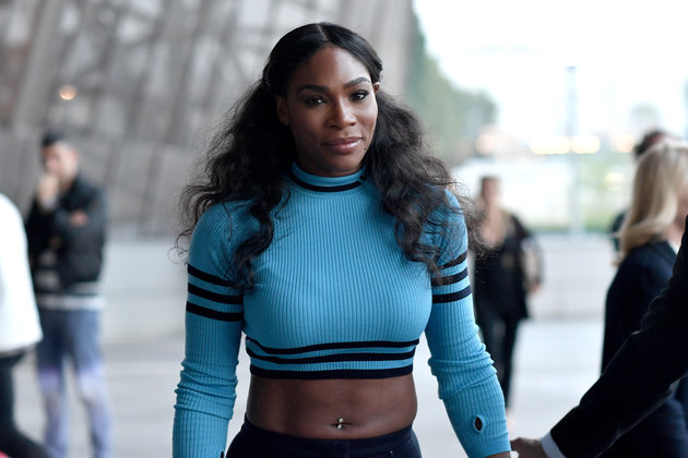 Serena Williams at Milan Fashion Week in September. Photo: Jacopo Raule via Getty Images