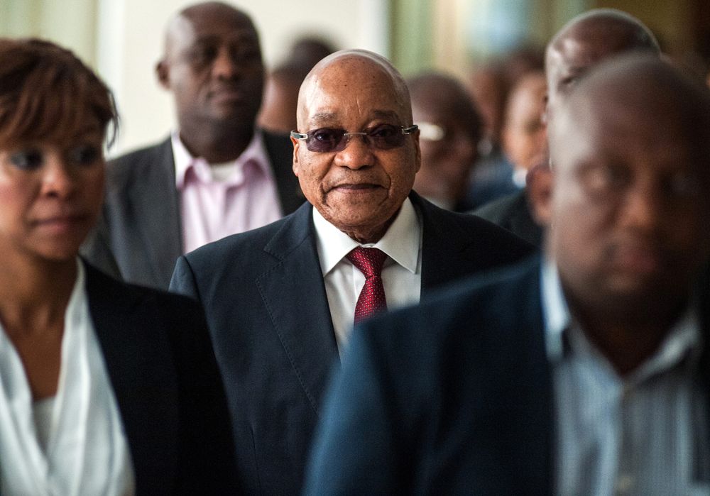 Jacob Zuma, South Africa's president. Photographer: Waldo Swiegers/Bloomberg