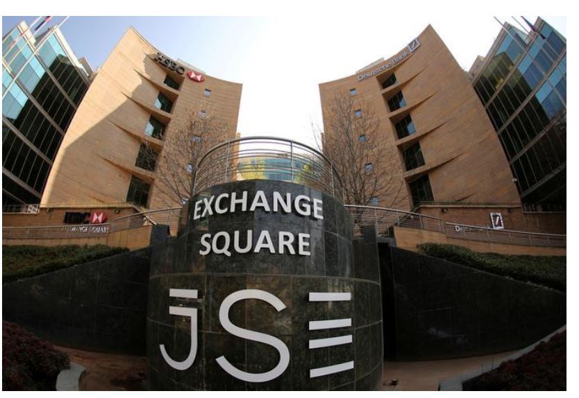 A general view of the Johannesburg Stock Exchange building in Sandton, August 13, 2014.