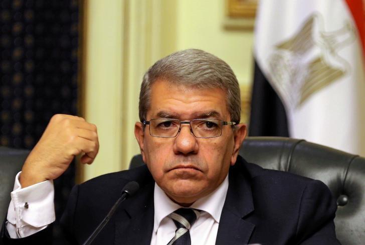 Finance Minister Amr El-Garhy at a news conference in Cairo, Egypt August 11, 2016. REUTERS/Mohamed Abd El Ghany