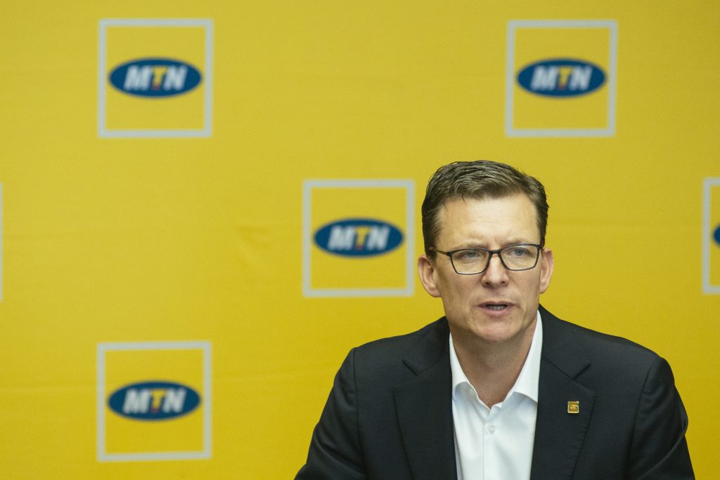 Rob Shuter, CEO of MTN. Pic: Waldo Swiegers / Bloomberg