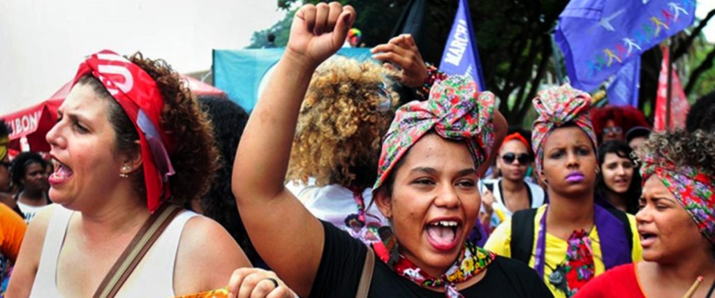 Women in Brazil march for women's rights. Photo: UN Women/Bruno Spada