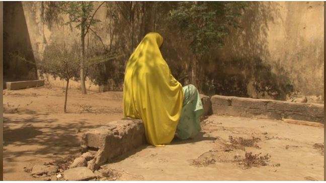 A woman who told Amnesty International that she was abused by the Nigerian army during its fight against Islamist insurgency Boko Haram is pictured in Maiduguri, Nigieria in this Februray 18, 2017 picture supplied by Amnesty International. Amnesty International/Handout via REUTERS