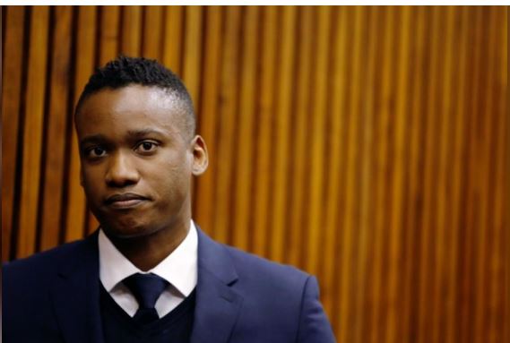 Duduzane Zuma, son of former South African president Jacob Zuma, attends the Randburg Magistrate Court on homicide charges related to a fatal car crash in 2014, in Randburg, near Johannesburg, South Africa July 12, 2018. REUTERS/Siphiwe Sibeko