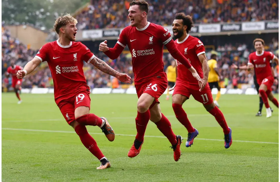Go Liverpool Liverpool go top with 3-1 comeback victory against Wolves - AboveWhispers